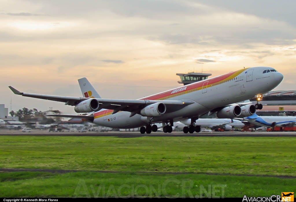 EC-ICF - Airbus A340-313X - Iberia