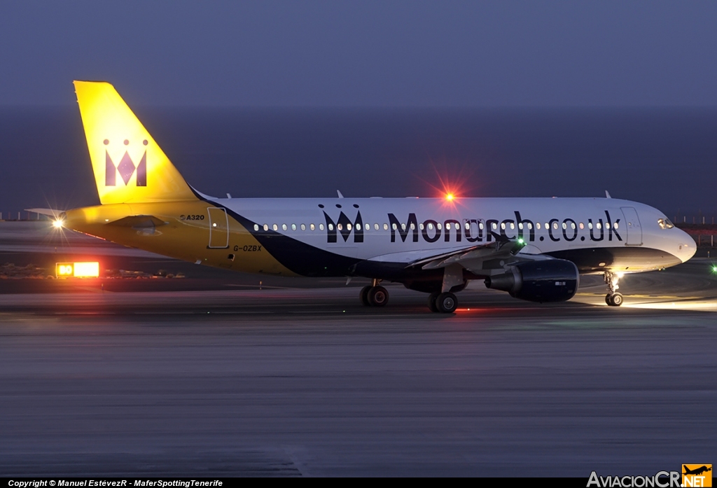 G-OZBX - Airbus A320-214 - Monarch Airlines