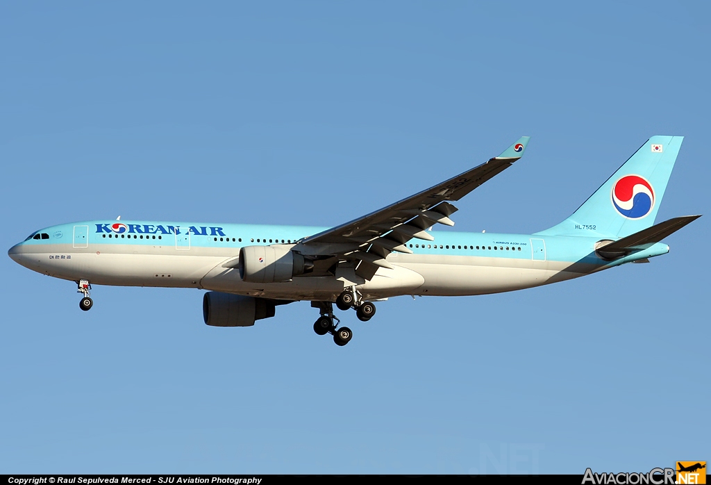 HL7552 - Airbus A330-223 - Korean Air