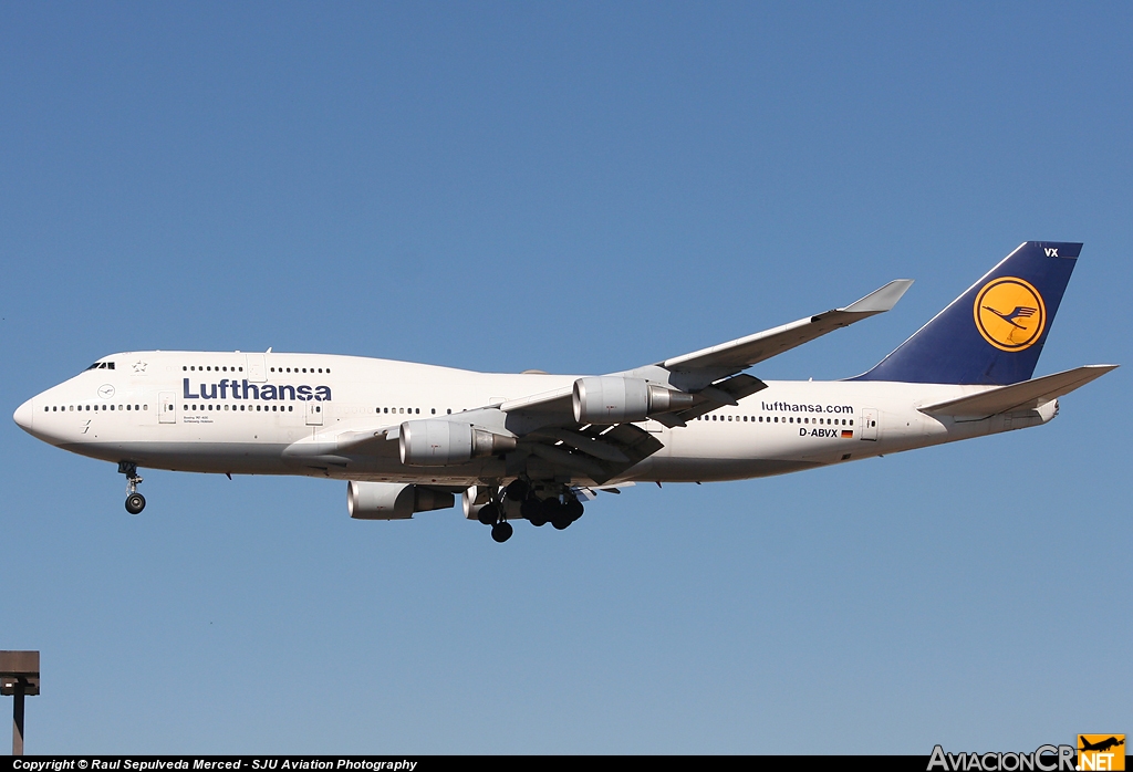 D-ABVX - Boeing 747-430 - Lufthansa