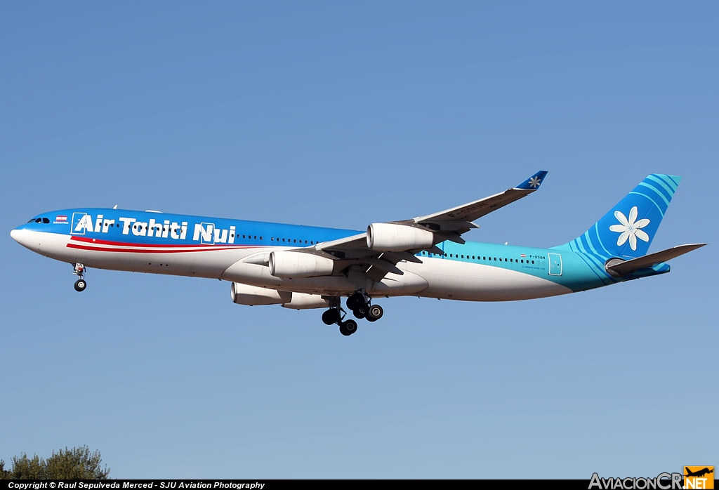 F-OSUN - Airbus A340-313X - Air Tahiti Nui