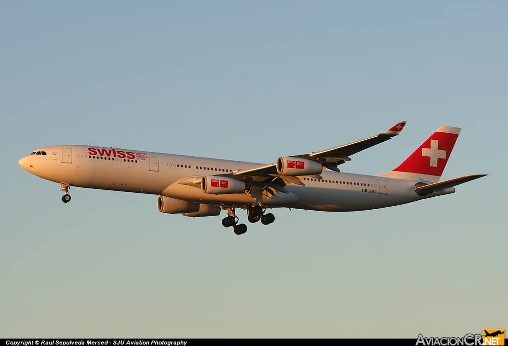HB-JML - Airbus A340-313X - Swiss International Air Lines