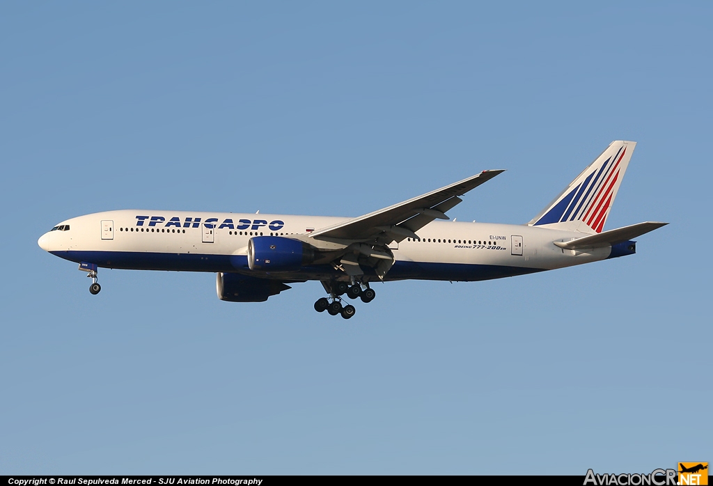 EI-UNW - Boeing 777-222/ER - Transaero Airlines
