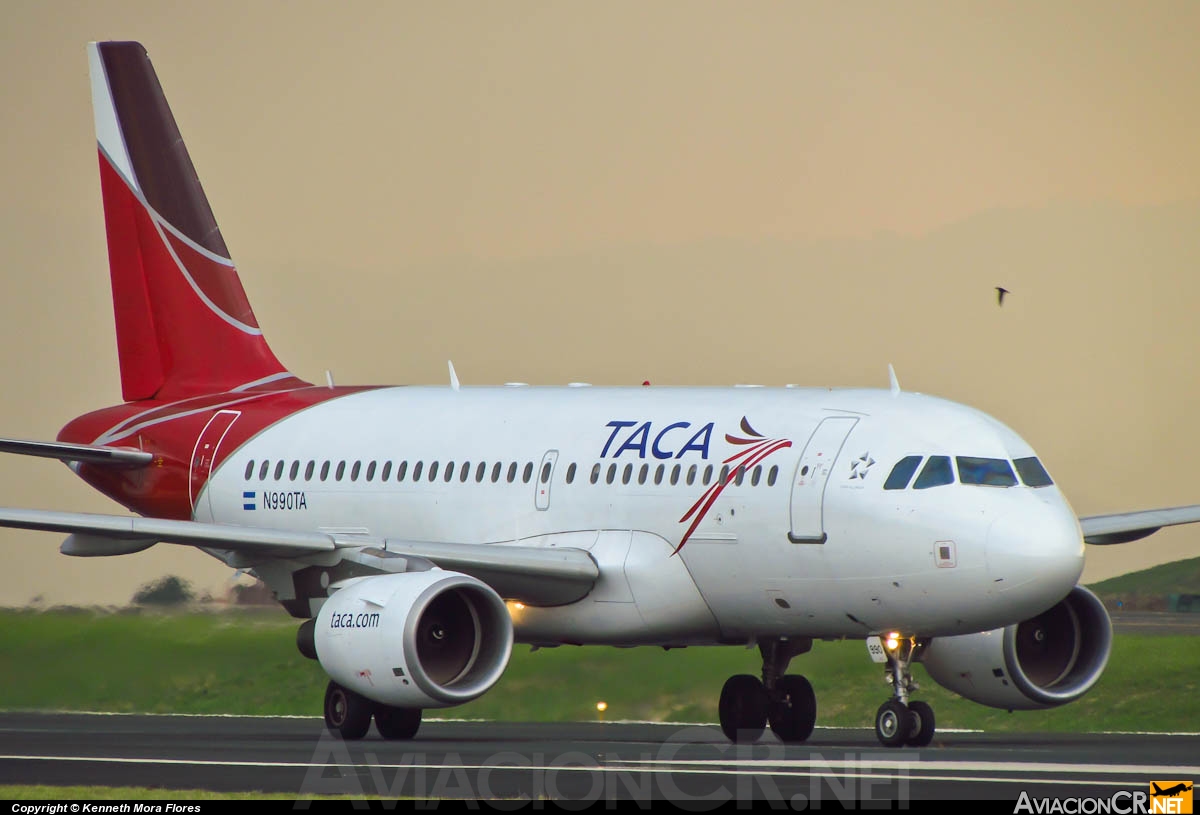 N990TA - Airbus A319-112 - TACA