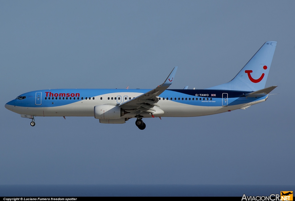 G-TAWO - Boeing 737-8K5 - Thomson Airways