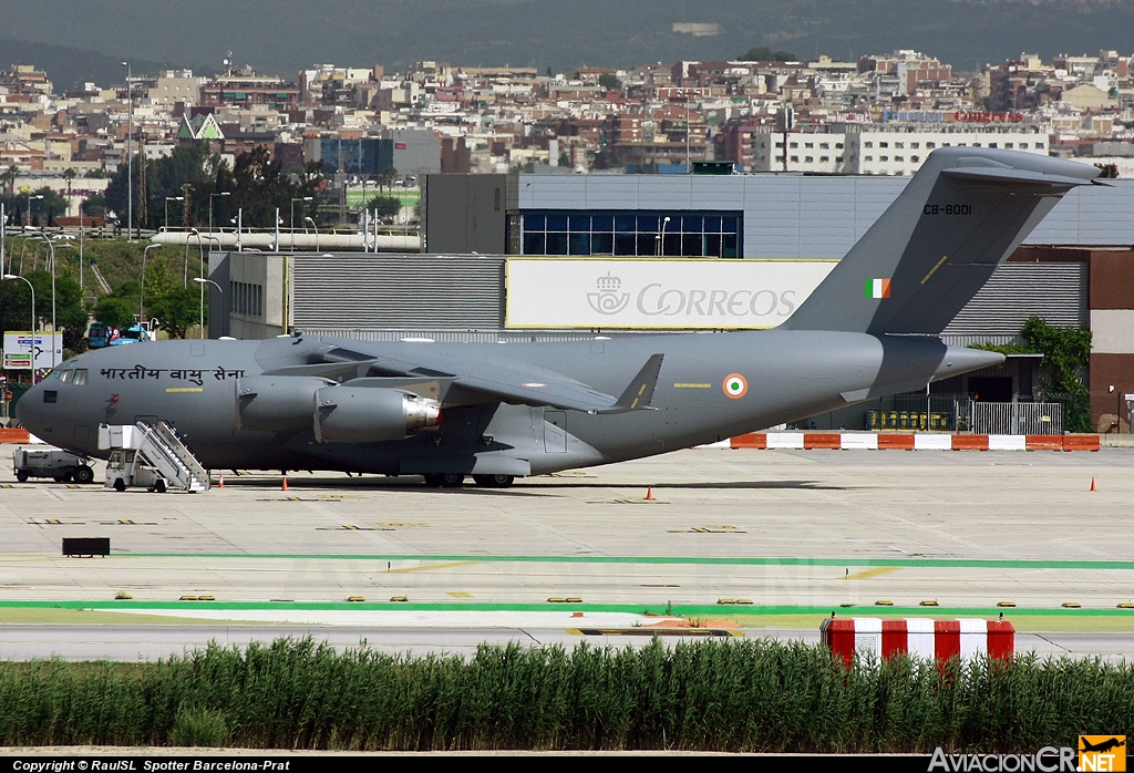 CB-8001 - Boeing C-17A Globemaster III - INDIAN AIR FORCE