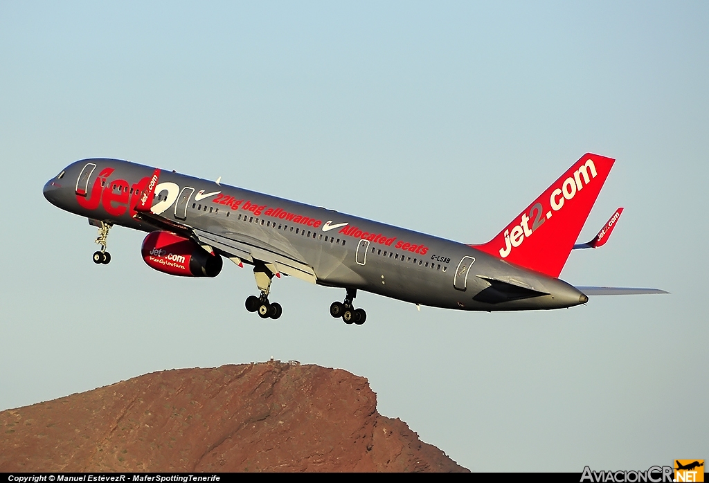 G-LSAB - Boeing 757-27B - Jet2 (Channel Express)
