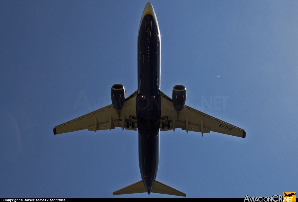 EI-DYE - Boeing 737-8AS - Ryanair