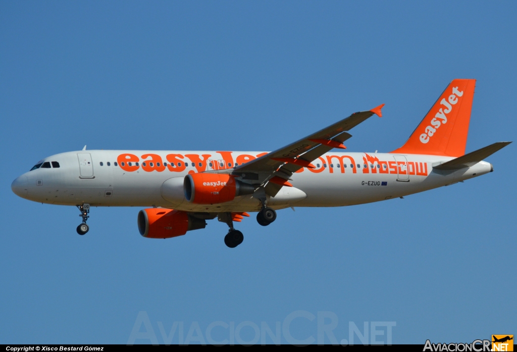 G-EZUG - Airbus A320-214 - EasyJet Airline