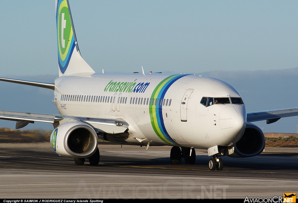 PH-HSC - Boeing 737-8K2 - Transavia Airlines