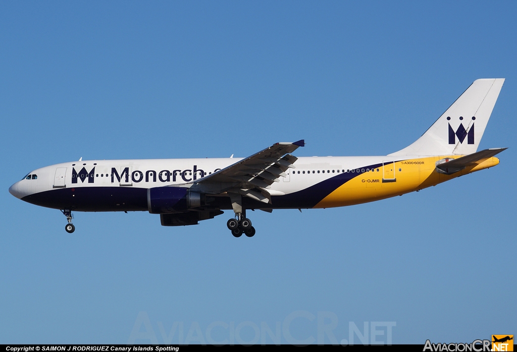 G-OJMR - Airbus A300B4-605R - Monarch Airlines