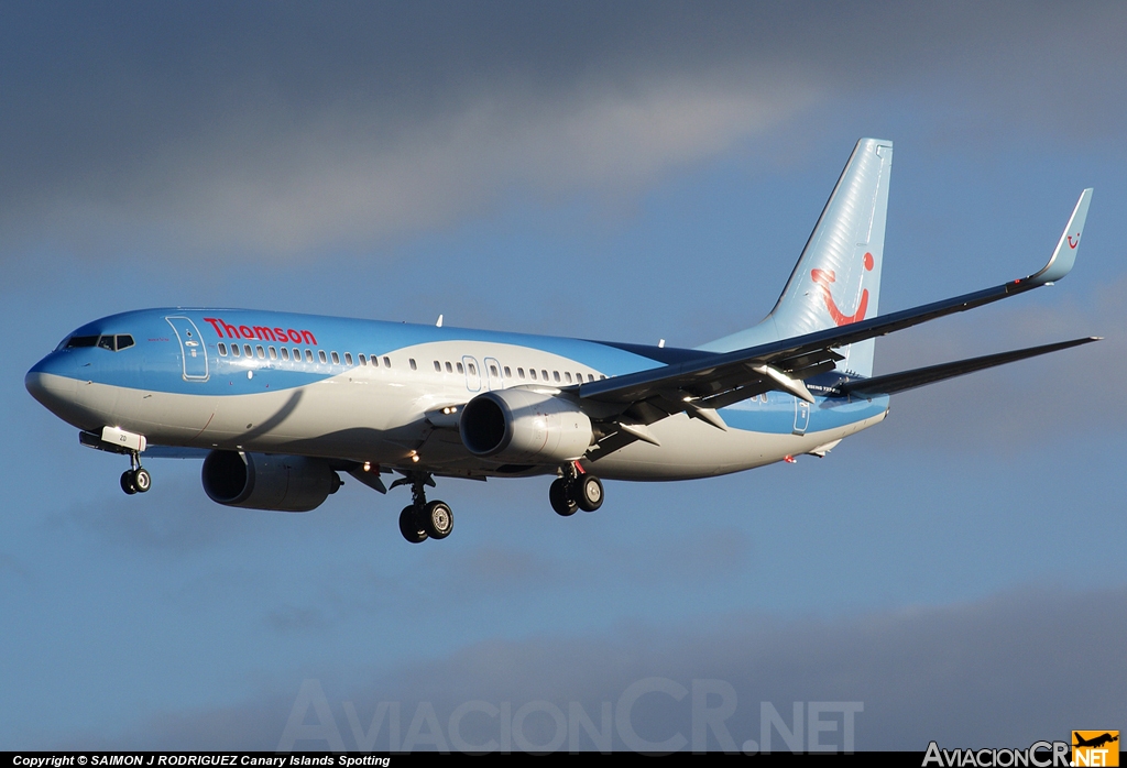 G-FDZD - Boeing 737-8K5 - Thomson Airways