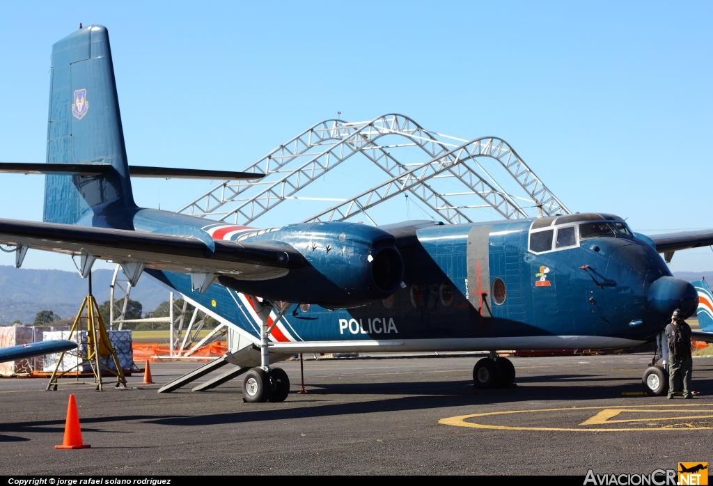 MSP002 - De Havilland Canada C-7A Caribou - Ministerio de Seguridad Pública - Costa Rica