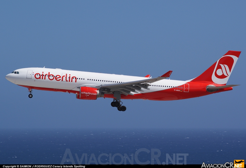 D-ABXD - Airbus A330-243 - Air Berlin