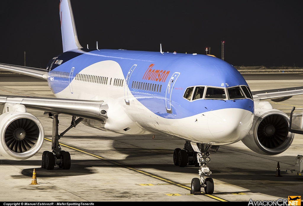 G-OOBD - Boeing	757-28A - Thomsonfly