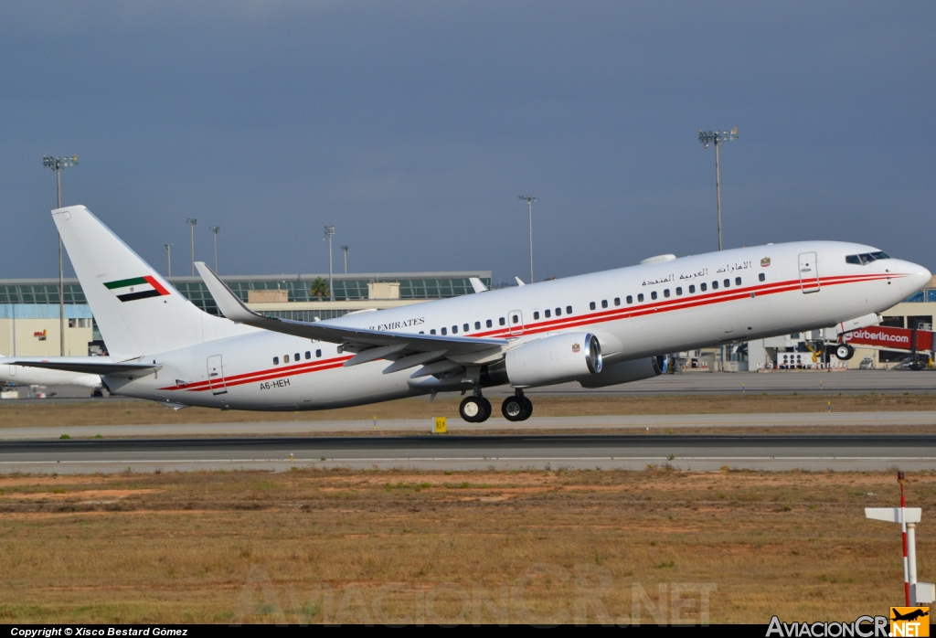 A6-HEH - Boeing 737-8AJ BBJ2 - Emiratos Árabes Unidos - Dubai Air Wing