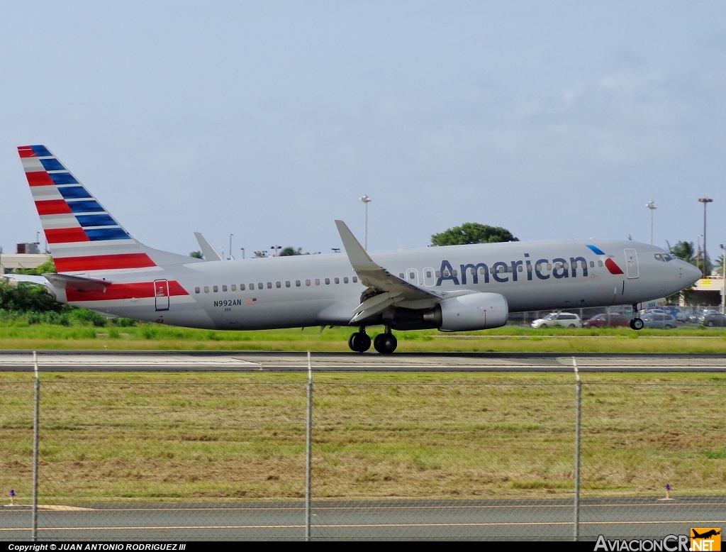 N992AN - Boeing 737-823 - American Airlines