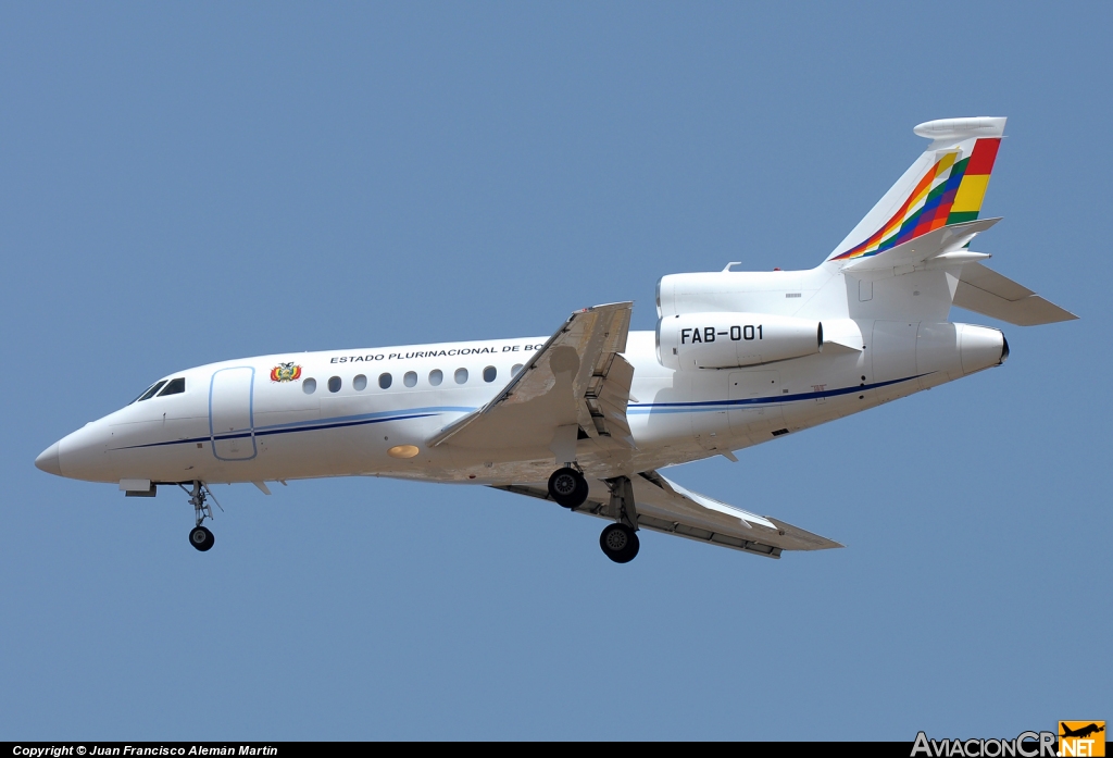 FAB-001 - Dassault Falcon 900EX - Bolivia - Fuerza Aérea