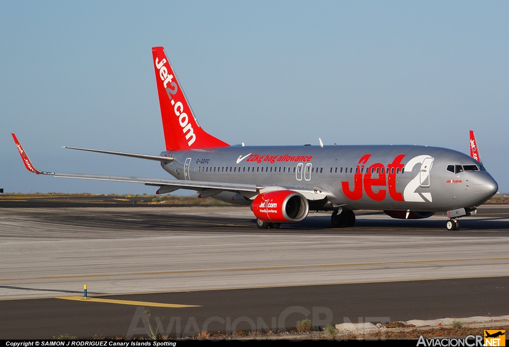 G-GDFC - Boeing 737-8K2 - Jet2.com