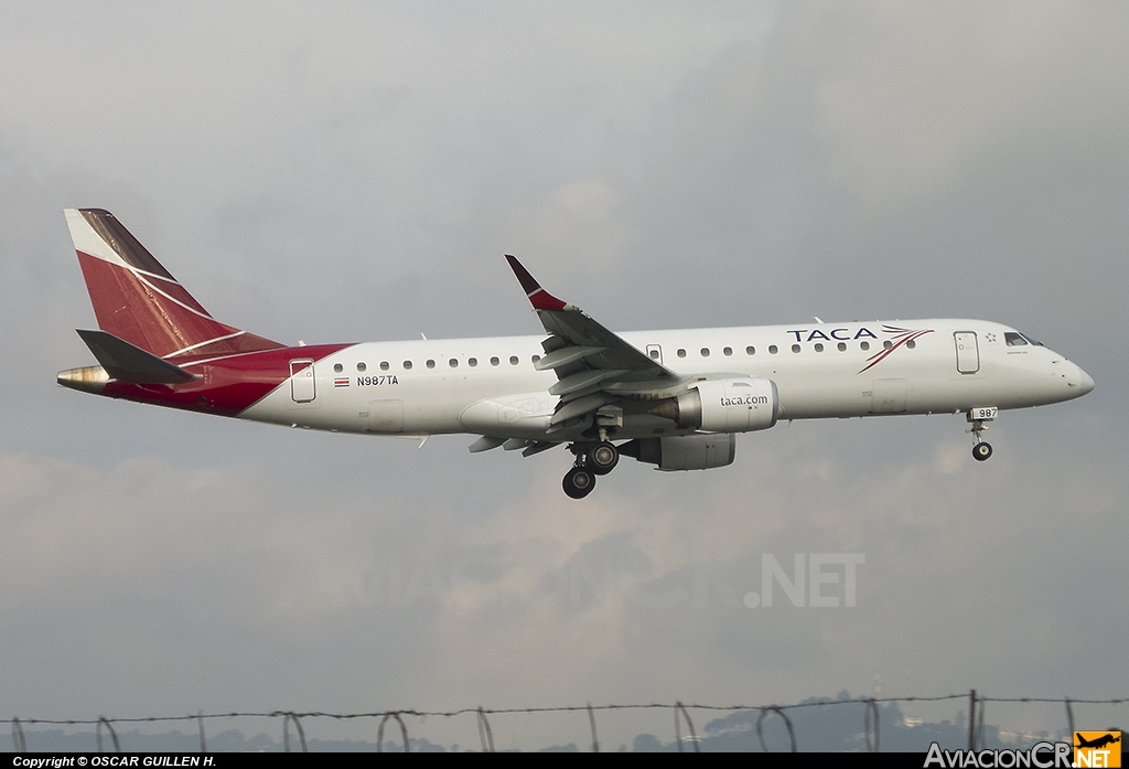 N987TA - Embraer 190-100IGW - TACA