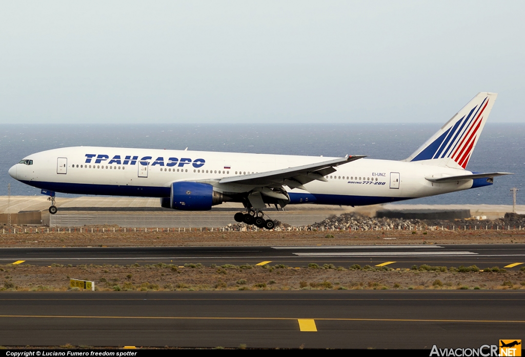 EI-UNZ - Boeing 777-222 - Transaero Airlines