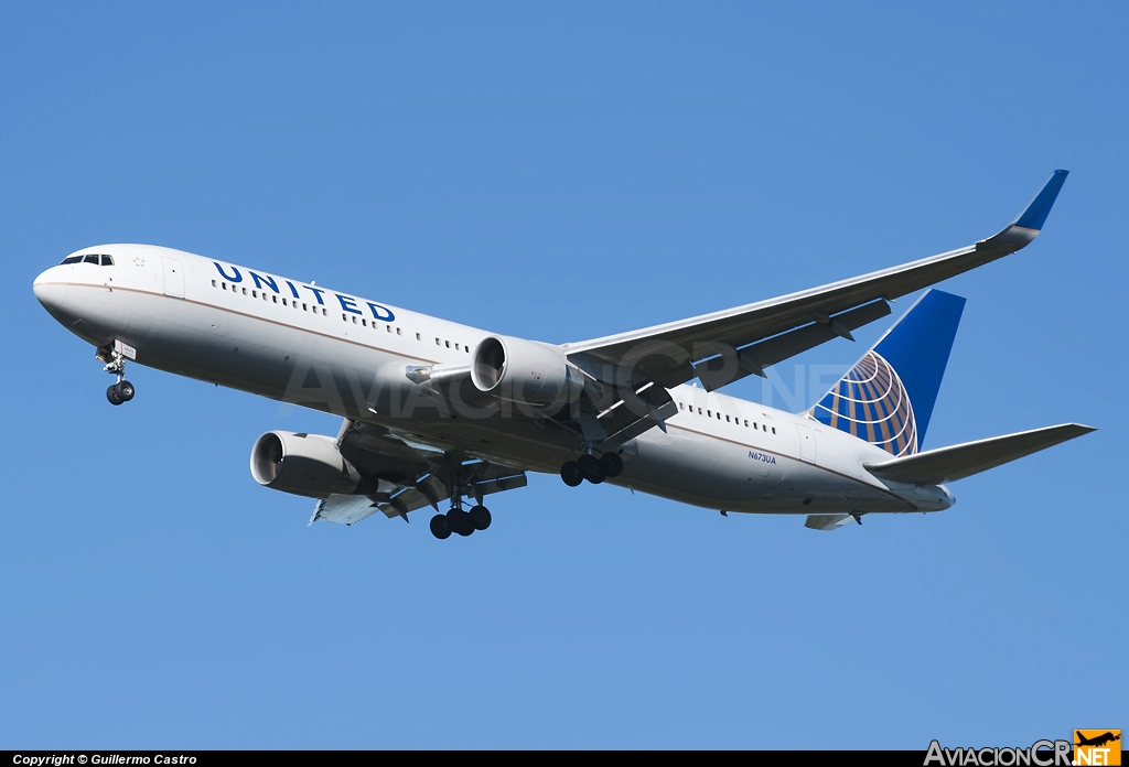 N673UA - Boeing 767-322/ER - United Airlines