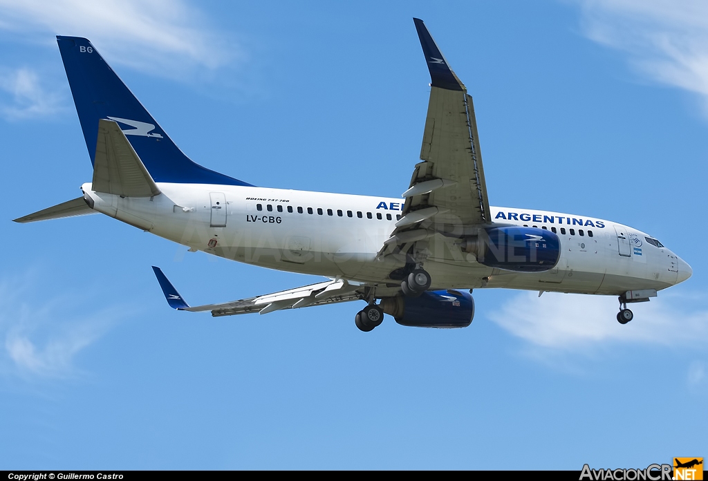 LV-CBG - Boeing 737-73V - Aerolineas Argentinas