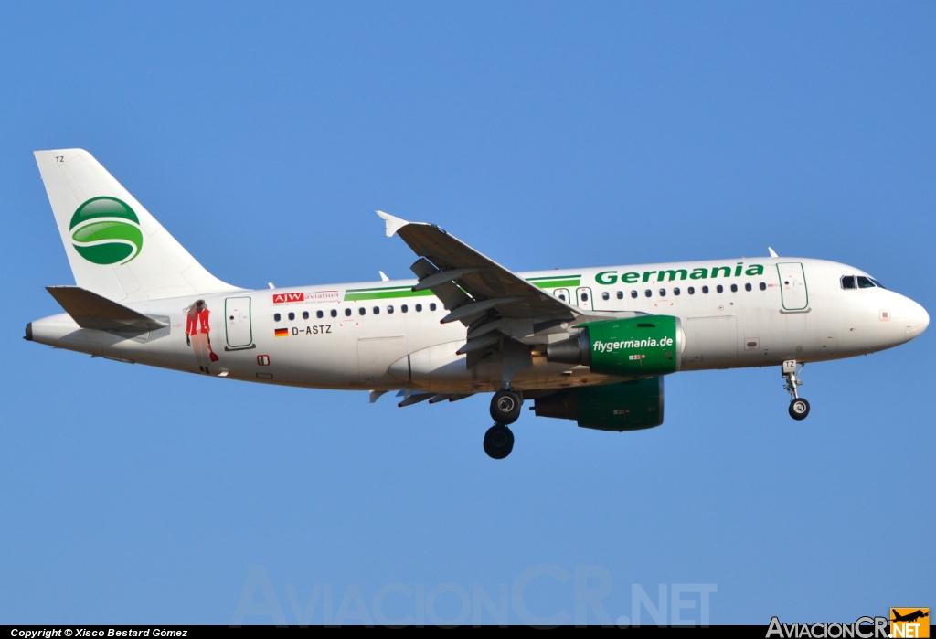 D-ASTZ - Airbus A319-112 - Germania