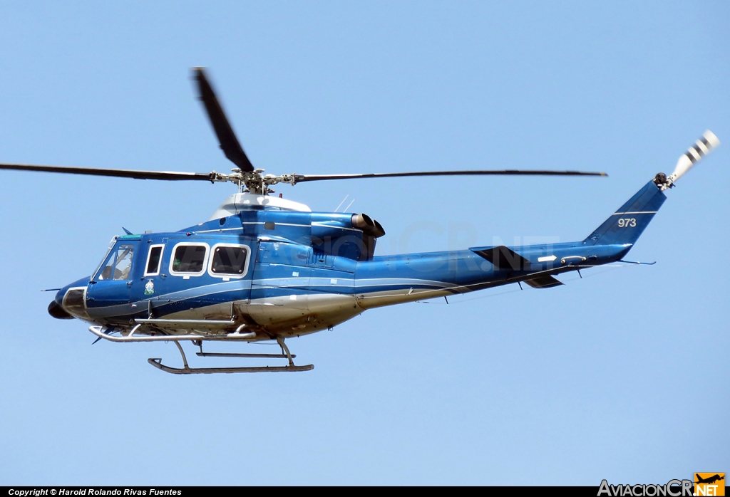 FAH-973 - Bell 412SP - Fuerza Aerea Hondureña