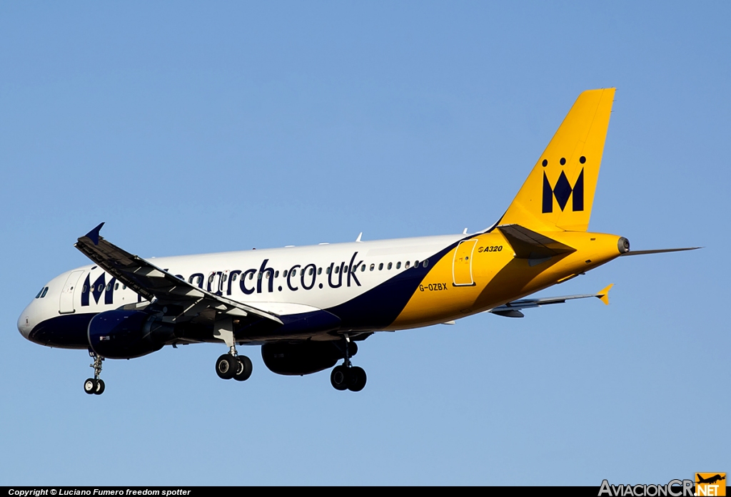 G-OZBX - Airbus A320-214 - Monarch Airlines