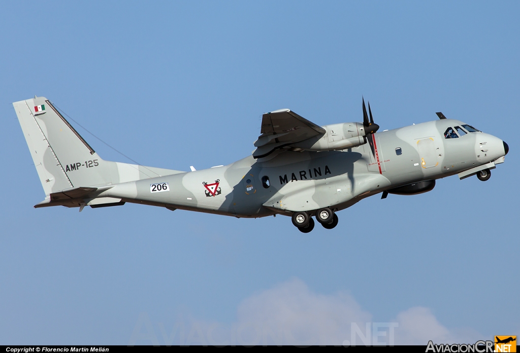 AMP-125 - CASA CN-235MPA - Mexico - Armada de Mexico