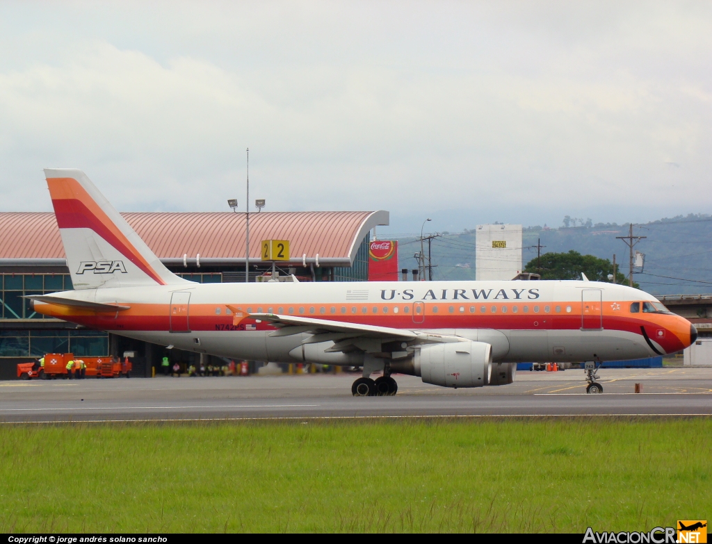 N742PS - Airbus A319-112 - US Airways