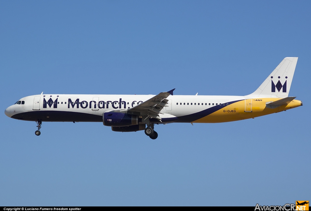 G-OJEG - Airbus A321-231 - Monarch Airlines