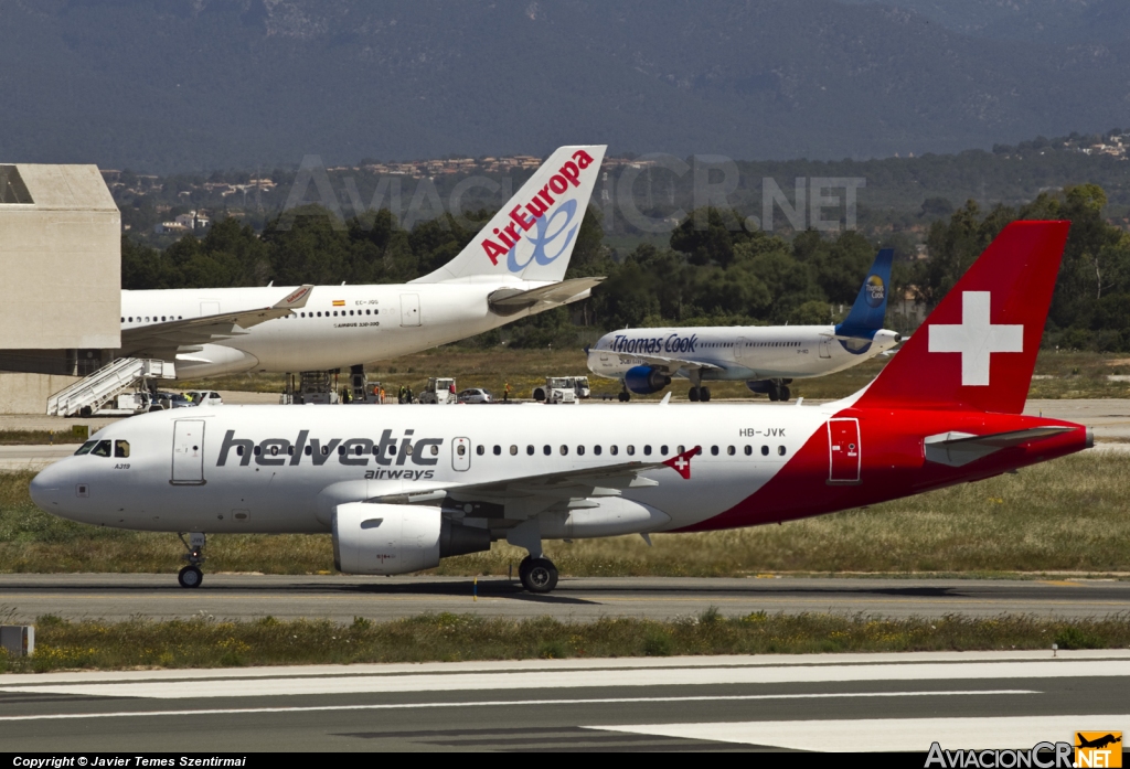 HB-JVK - Airbus A319-112 - Helvetic