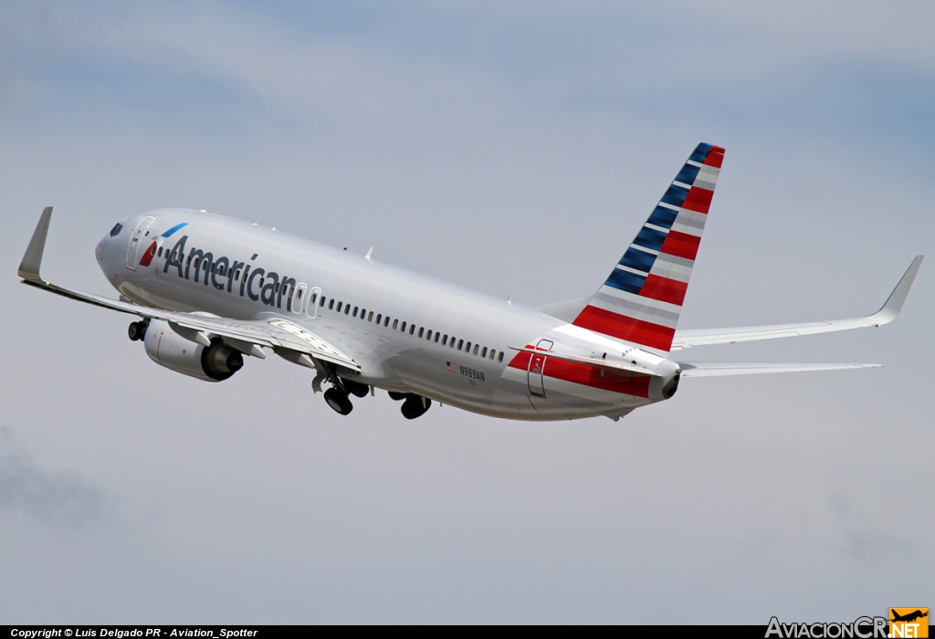 N989AN - Boeing 737-823 - American Airlines