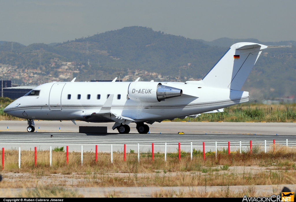 D-AEUK - Canadair CL-600-2B16 Challenger 604 - Privado