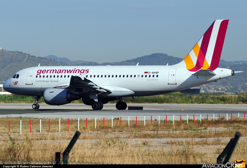 D-AKNP - Airbus A319-112 - Germanwings