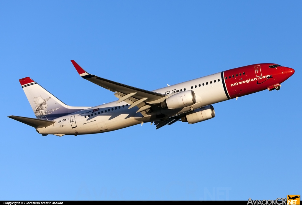 LN-DYH - Boeing 737-8JP - Norwegian Air Shuttle