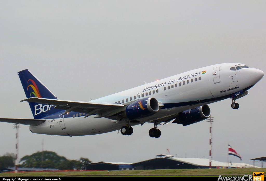 CP-2550 - Boeing 737-33A - Boliviana de Aviación (BoA)
