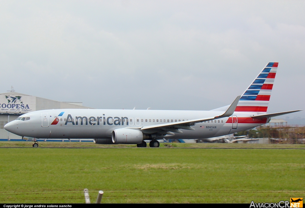 N965AN - Boeing 737-823 - American Airlines