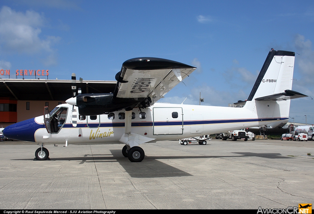 C-FBBW - De Havilland Canada DHC-6-300 Twin Otter - Winair - Windward Islands Airways