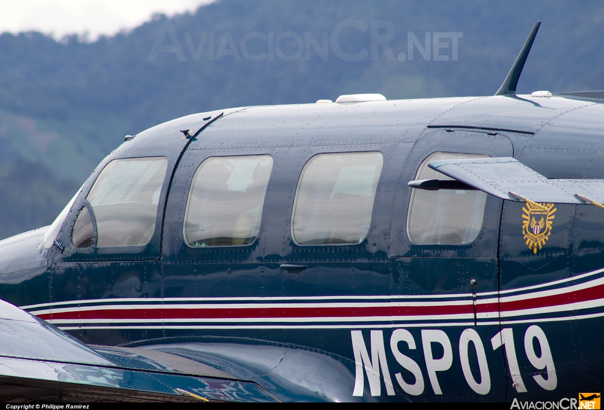 MSP019 - Piper PA-31-350 Navajo Panther - Ministerio de Seguridad Pública - Costa Rica