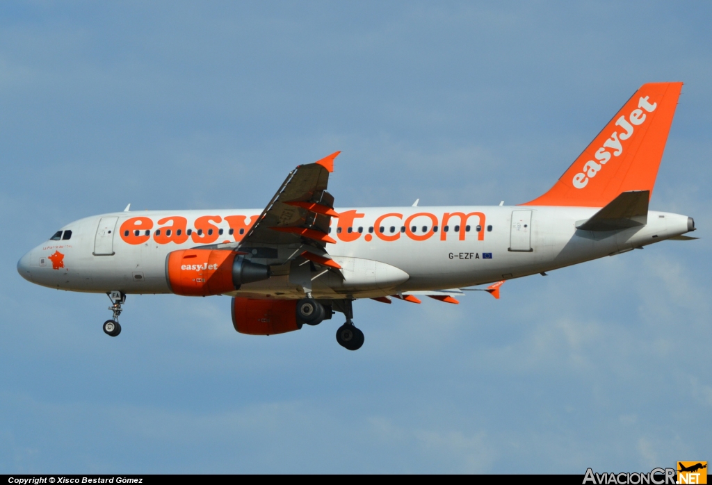 G-EZFA - Airbus A319-111 - EasyJet Airline