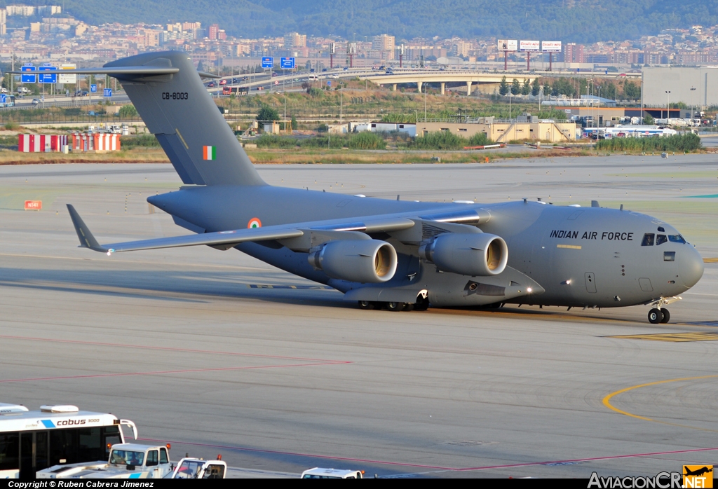 CB-8003 - Boeing C-17 Globemaster III (Genérico) - Fuerza Aerea-India