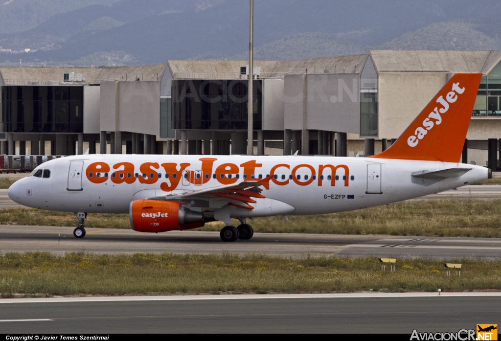 G-EZFP - Airbus A319-111 - EasyJet Airlines