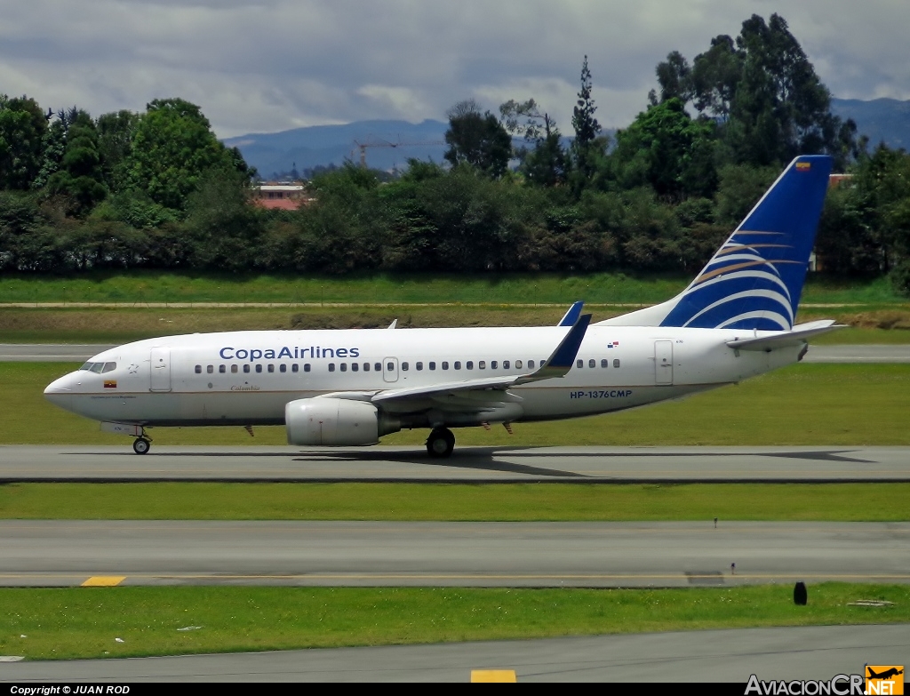 HP-1376CMP - Boeing 737-7V3 - Copa Airlines Colombia