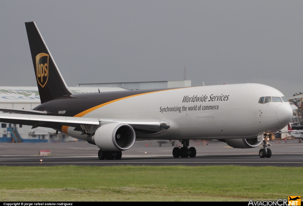 N343UP - Boeing 767-34AF/ER - United Parcel Service - UPS