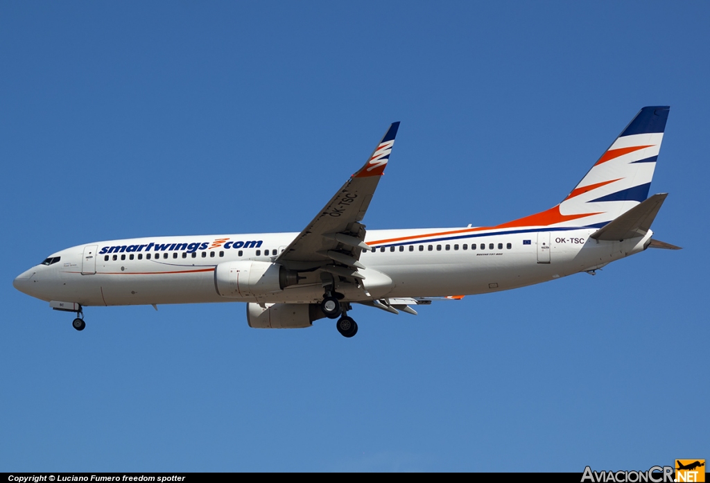 OK-TSC - Boeing 737-8FH - Smartwings