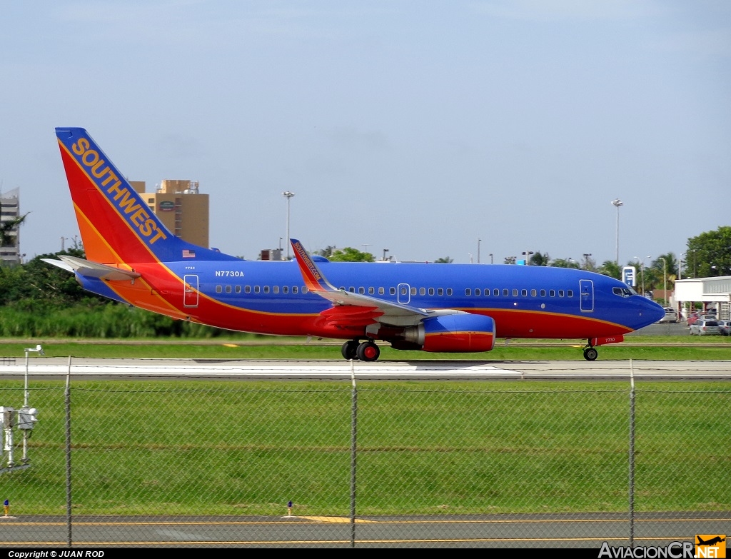 N7730A - Boeing 737-7BD - Southwest Airlines
