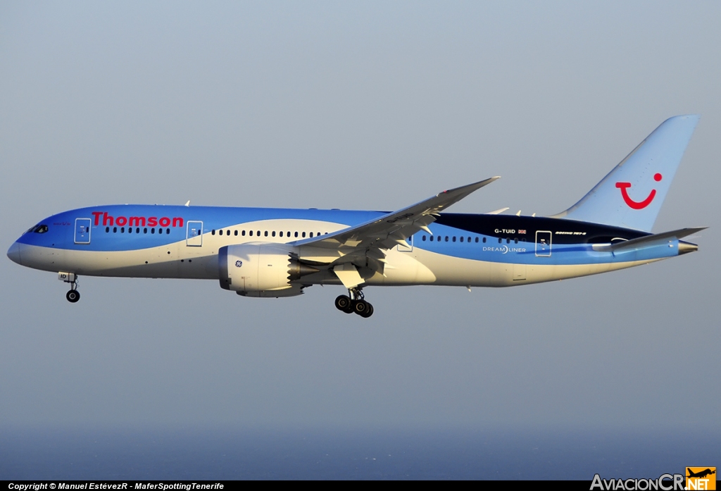 G-TUID - Boeing 787-8 (Dreamliner) - Thomsonfly